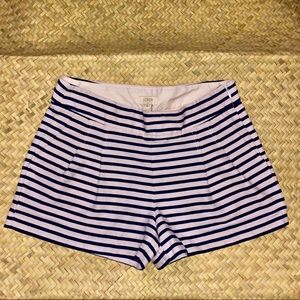J. CREW pleated striped short
